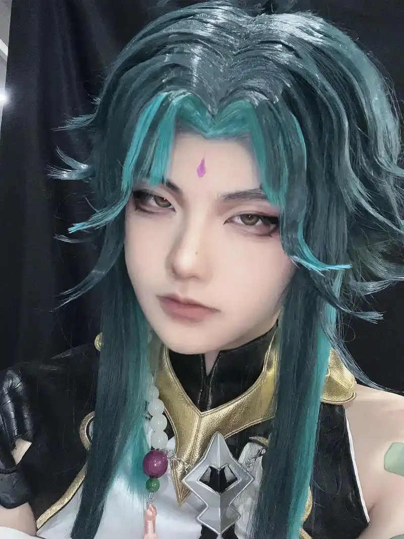 魈.#cosplay #原神 #cos #魈 新的假发在路上 - 抖音