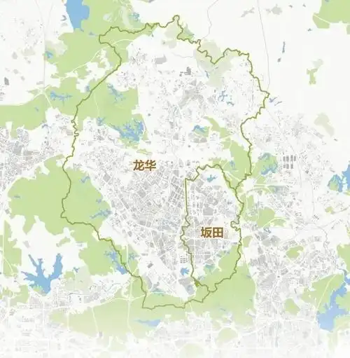 摊开深圳地图,坂田位于深圳市中部组团的福田,龙岗,龙华新区三区交界