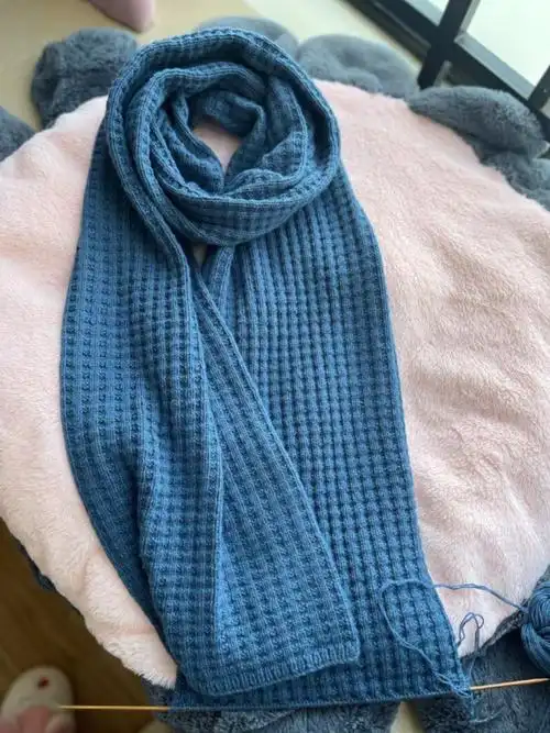 花10天时间织的围巾大家一直要的教程