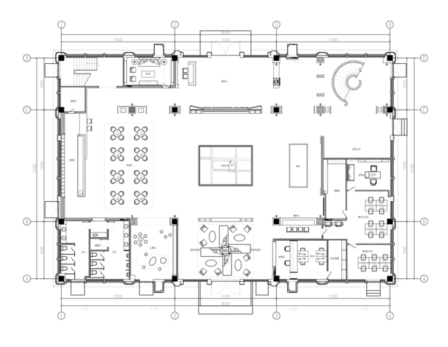 售楼处二层平面图