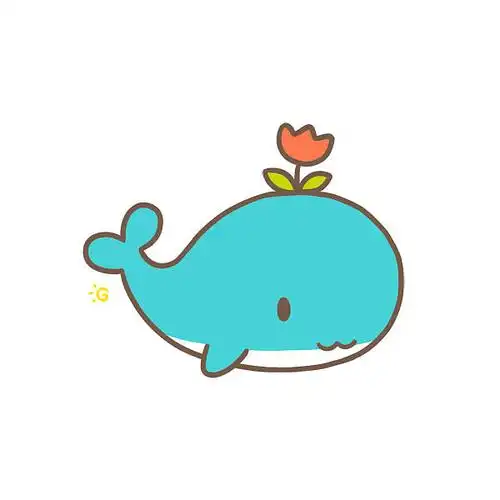 夏日鲸鱼表情包