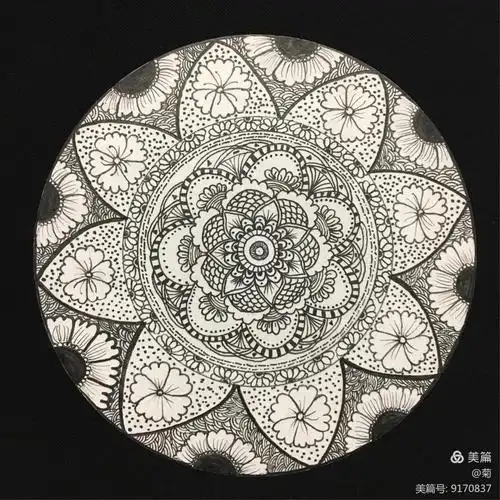 2017最美的遇见----禅绕画