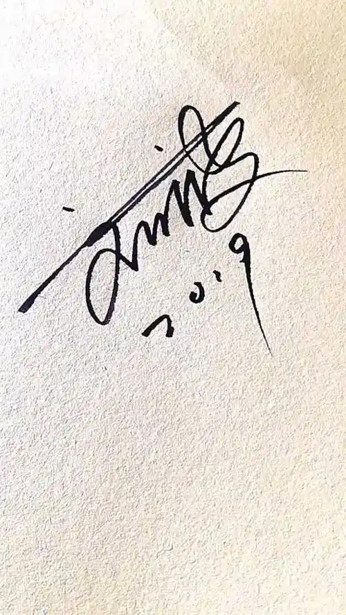 刘波 签名设计好 请查收