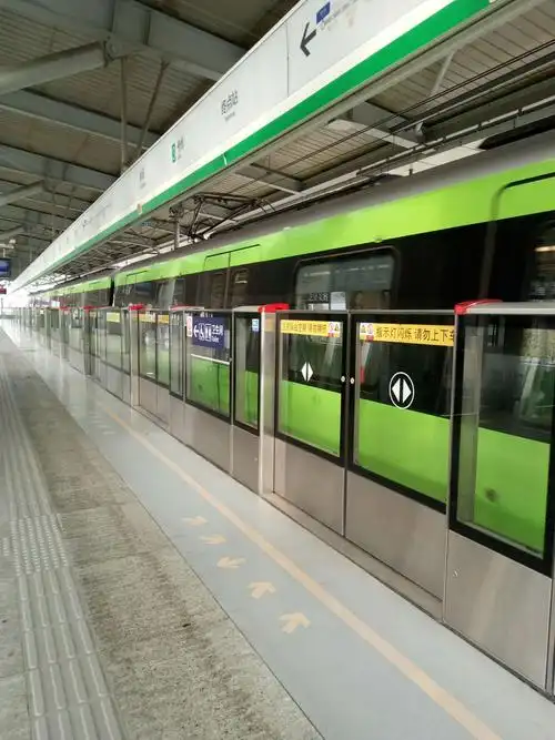 南京地铁3号线终点站"林场站"在花旗工地附近