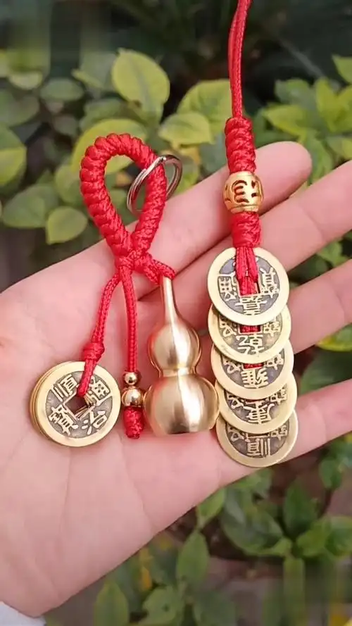 福禄和六字真言铜钱挂细节展示主页有详细教程-生活视频-搜狐视频