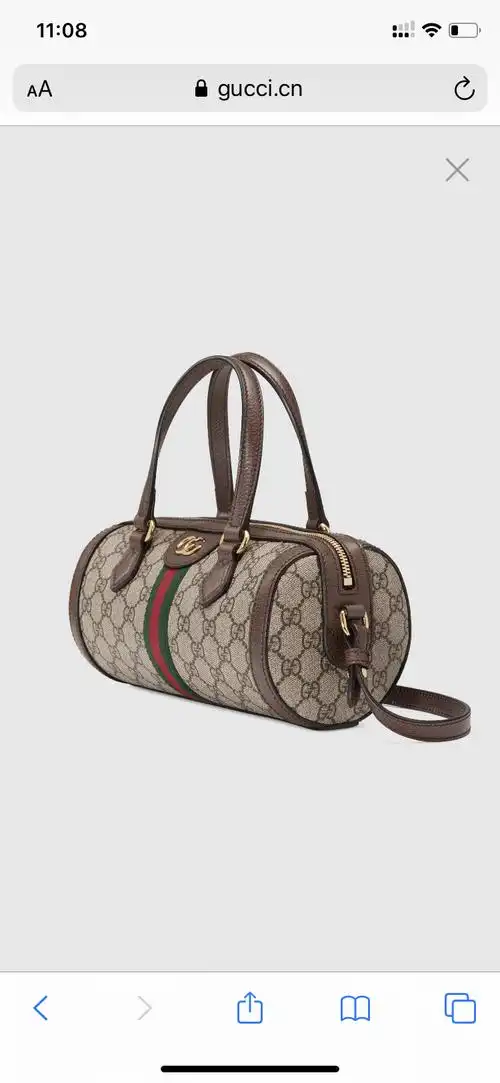 全新gucci枕头包波士顿包