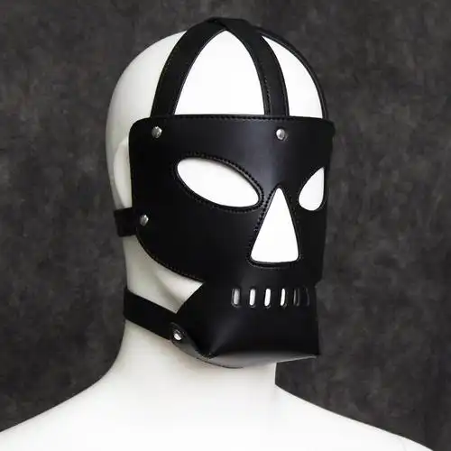 工厂店情趣用品真皮眼罩独眼龙眼罩单眼罩面具海盗船长面罩面具