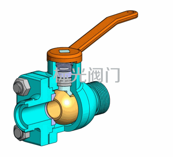 自来水阀门开关示意图