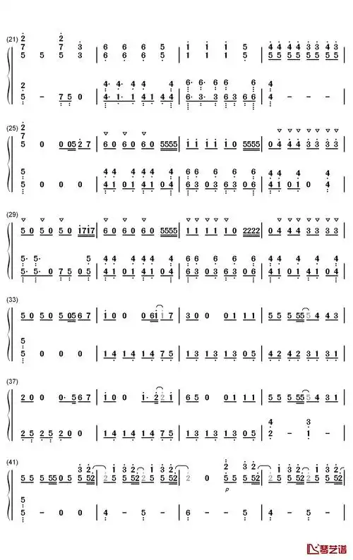 end of time钢琴简谱-数字双手-alan walker k-391 ahrix2