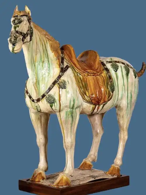 松冈美术馆的中国唐三彩艺术收藏#博物馆  #艺术馆  #古董