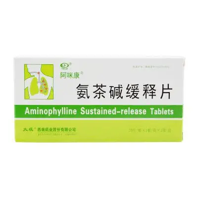 阿咪康 氨茶碱缓释片 0.1g*20片/盒