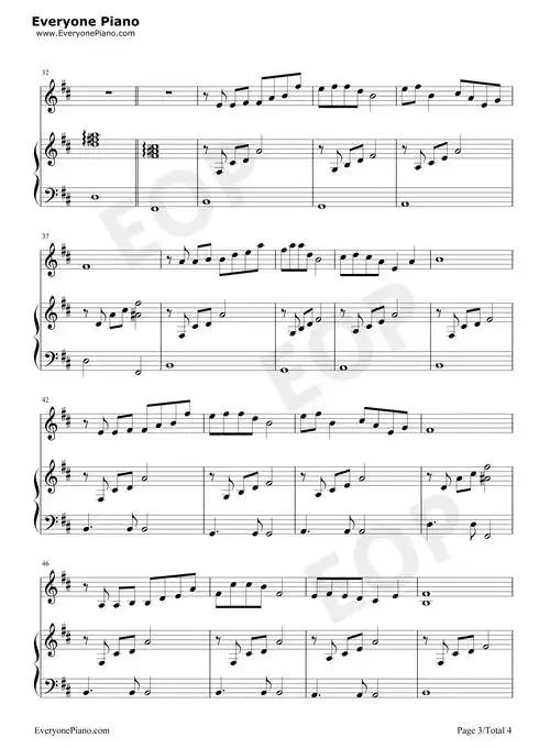 梅香如故-听过的都说好-如懿传片尾曲五线谱预览3-钢琴谱文件(五线谱