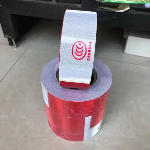 汽车红白反光条 警示反光贴 3c反光膜 货车反光片 宽度5公分 现货