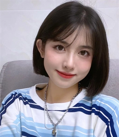 韩式初恋感波波头 女生无法抗拒的短发_波波发型 - 美发站