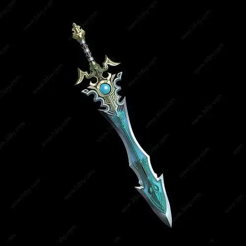 倚天剑道具3d模型