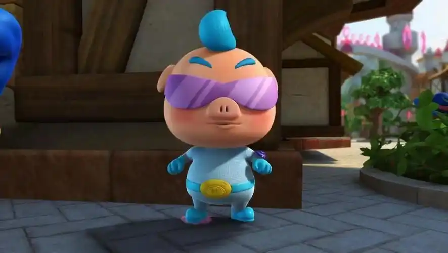 猪猪侠 : 波比他们把魔女妹妹的冰激凌给撞到了魔女很生气讷-动漫视频