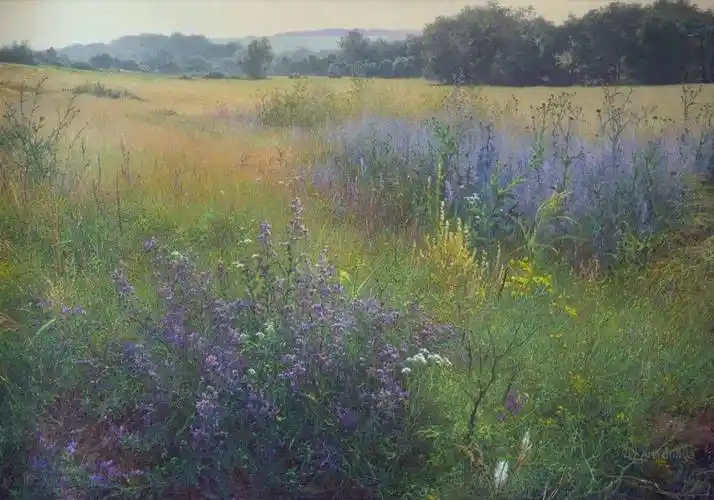 这种风景油画真的耐看唯美生动逼真每一张都可以裱起来太美了