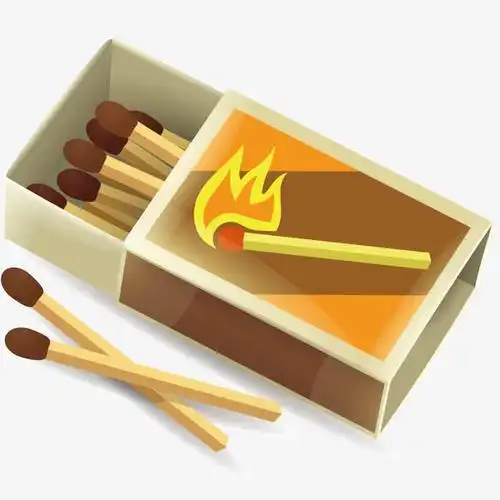 矢量火柴盒子