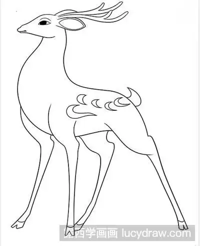 简笔画教程教你画九色鹿