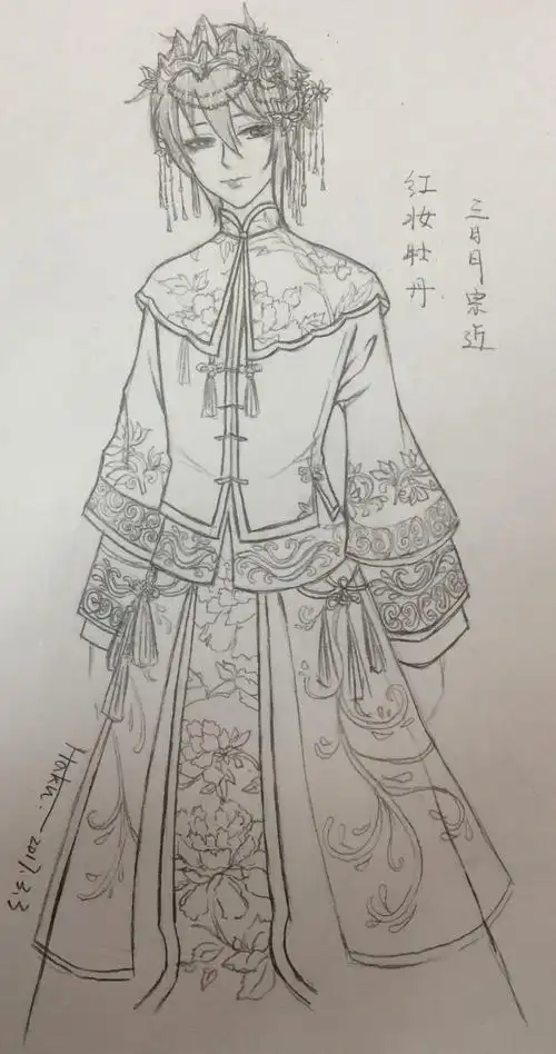 想看三日月穿上嫁衣的样子…他真的很美.