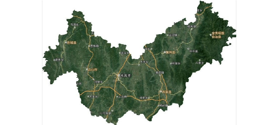 广西省来宾市谷歌卫星地图下载