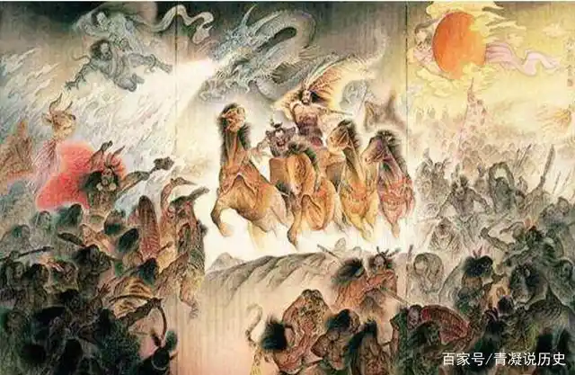 黄帝大战蚩尤(来源于网络)