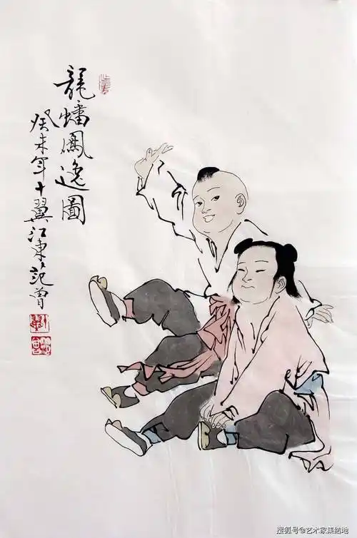 范曾先生的国画艺术:经典百幅作品赏析_绘画_传统_人物画