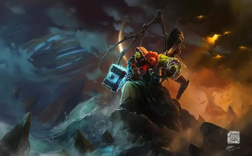 nga洞窟作品:霸气萨尔摆拍 战个痛快_17173魔兽世界专区