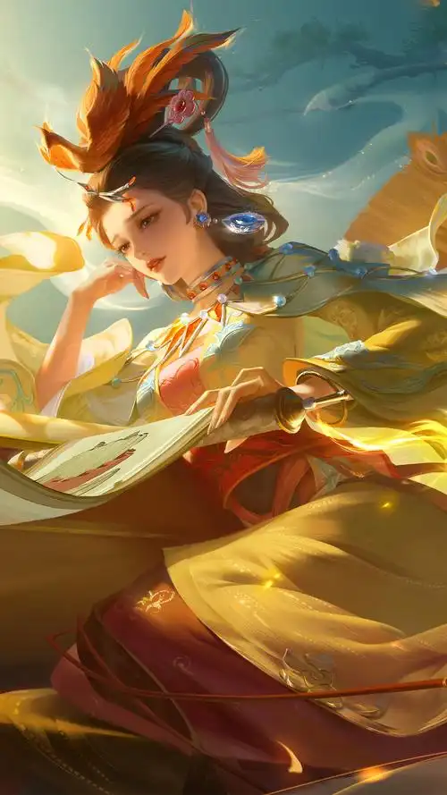 王者荣耀甄姬女儿国国王图片手机壁纸 - 空间壁纸网