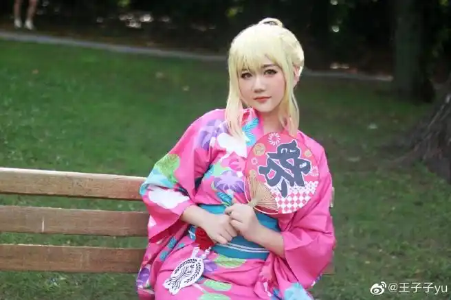 尼禄浴衣和服cos#cosplay##fgo##尼禄#出境:原po摄影:@william茹志廉