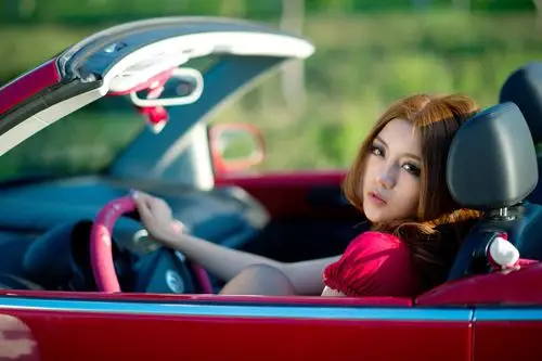 香车和美女余音mm—时尚,漂亮的高清大图