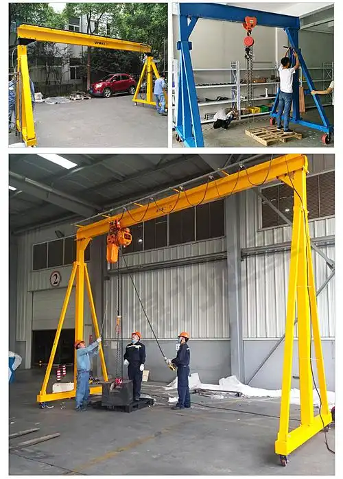 龙门吊架移动小型龙门架吊机起重升降机电动式可拆卸天车行车手推固定