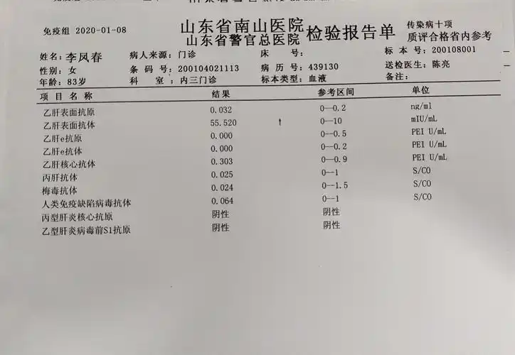 李凤春化验单及透析单