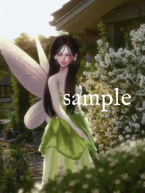 崽崽zepeto花园仙女主题修图客单展示