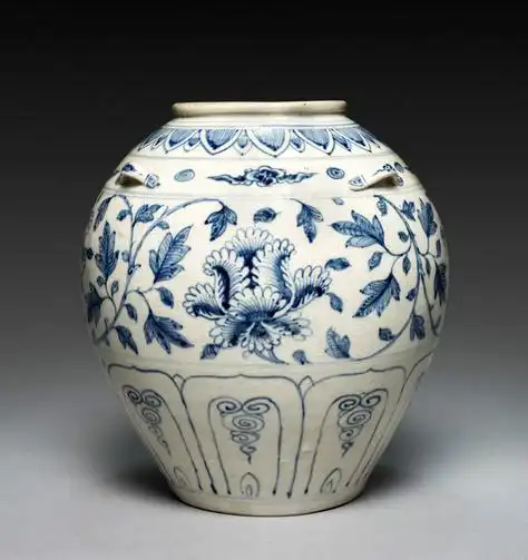 元代青花瓷器表亲安南窑青花