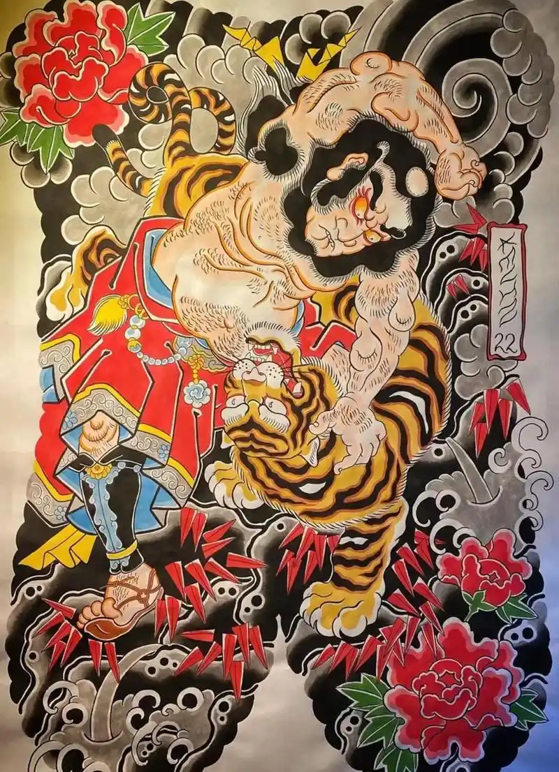 满背图案需要的约起来#无信仰不刺青 #纹身图案手稿 #纹身师 - 抖音