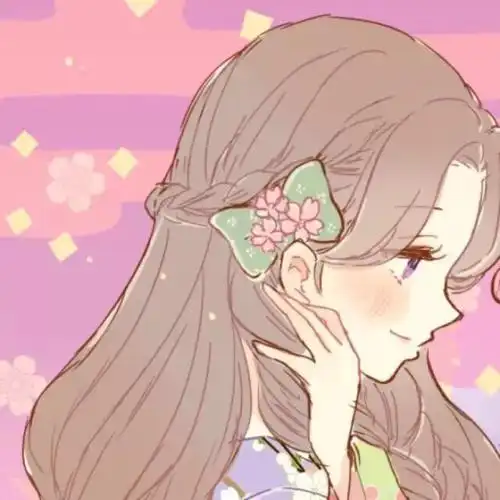 头像闺蜜头像_二次元_可爱_少女_日系_粉色_美少女_软妹_萌系_女