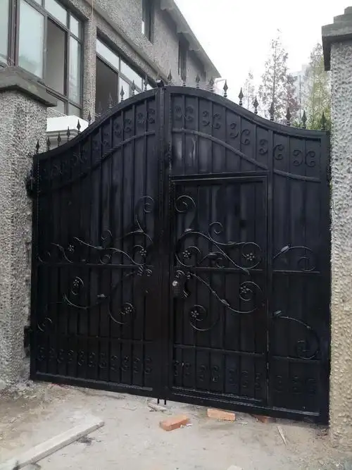 金冠欧全封闭铁艺大门双开铁门