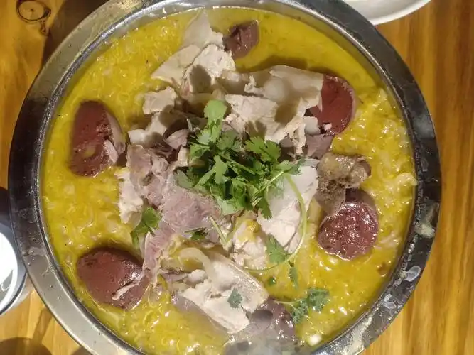 东北杀猪菜图片