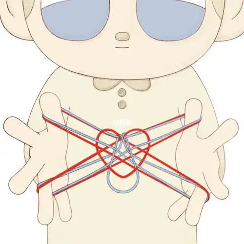 7815&91#插画  #史莱姆斯  #爱心  #眼泪  #翻花绳  #童年游戏