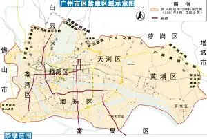 禁摩范围