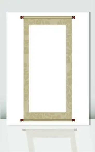 古典画轴设计素材_图品汇