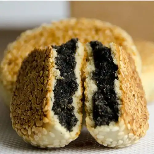 浙江特产衢州江山黑芝麻饼胡麻饼素食老式糕点心无蔗糖 1盒软皮 1盒