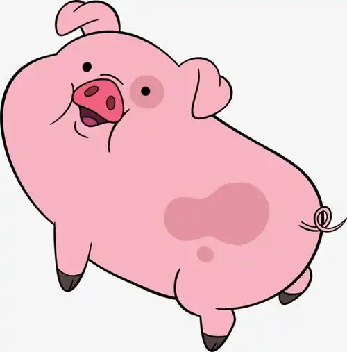 关键词 : 猪,手绘,可爱,粉红,卡通