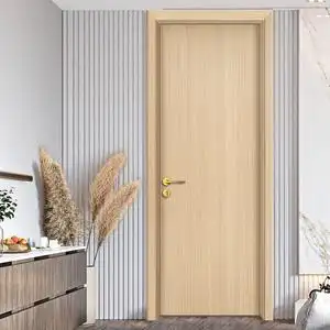 和筑木门b北欧风时尚免漆套装门实木多层日式原木色房门室内卧室