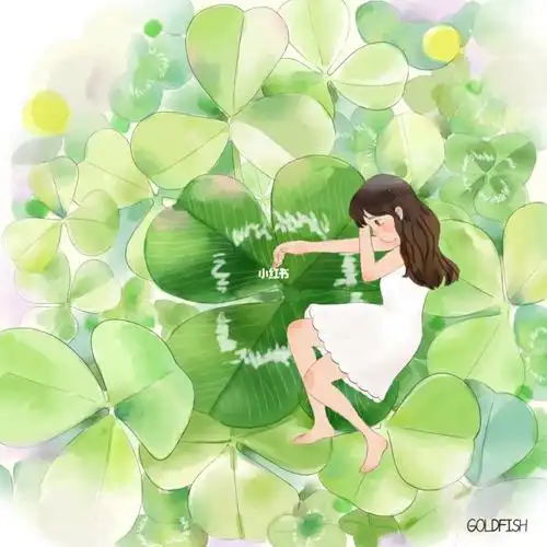 原创四叶草女孩
