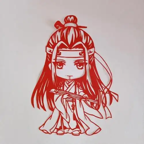 魔道祖师众人物剪纸形象-天天快报