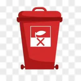 手绘卡通其他垃圾桶素材