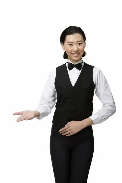 微笑的服务员