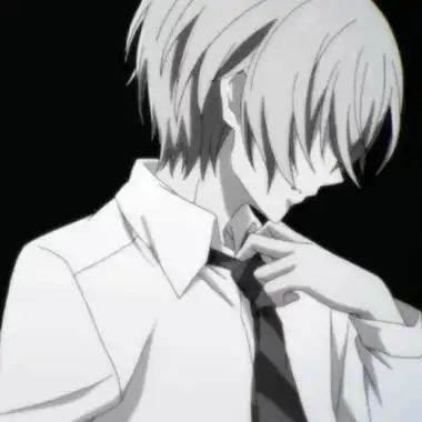 特别丧的头像男动漫高清好看黑白色很丧的动漫男生图片头像